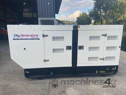 110kVA silenced generator set