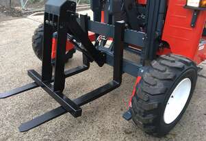 Forklift Turf Push Off Efficiently Unload Turf Rolls