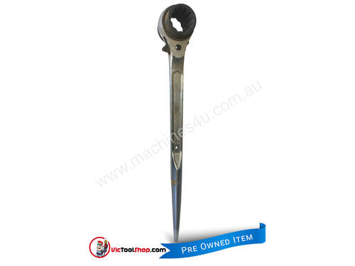 Podger Wrench 36mm & 41mm Toledo Ratchet Bar Scaffolding Wrench and Riggers Spanner (440mm long)