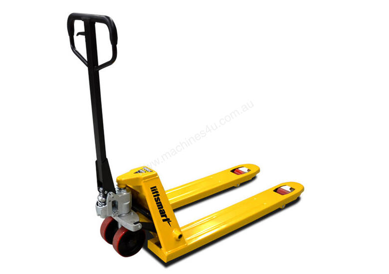 caption Euro Narrow Hand Pallet Jack/Truck 540mm Wide (Poly Wheel)