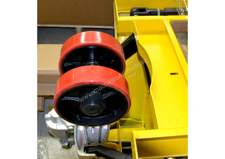 caption Euro Narrow Hand Pallet Jack/Truck 540mm Wide (Poly Wheel)
