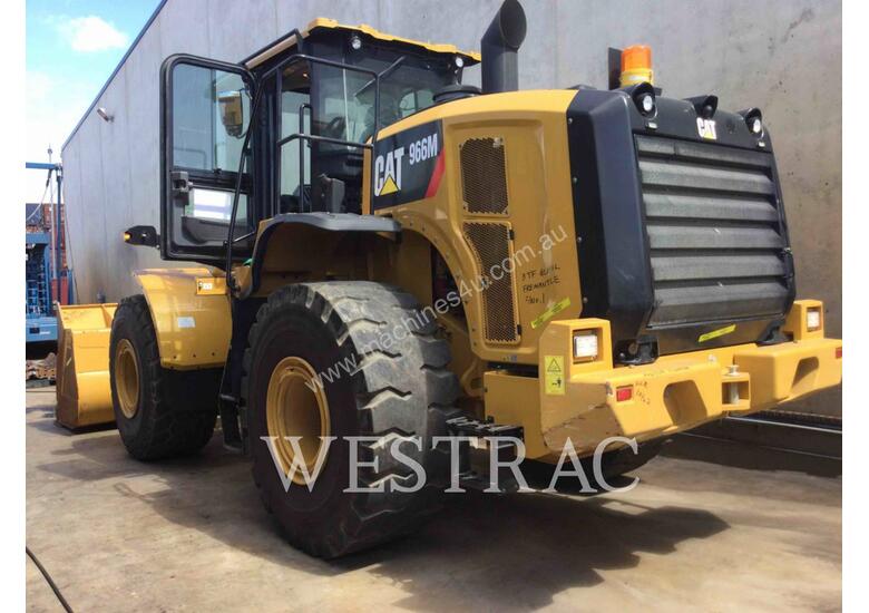 caption CATERPILLAR 966M Mining Wheel Loader