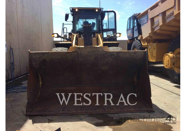 caption CATERPILLAR 966M Mining Wheel Loader