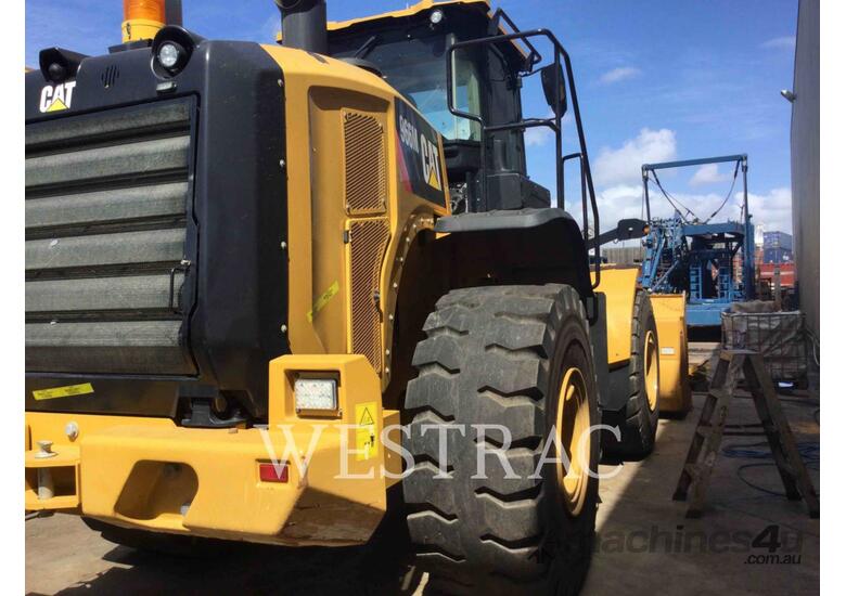 caption CATERPILLAR 966M Mining Wheel Loader