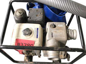 Honda Petrol Driven 3 Inch Trash Water Pump GX240, with Hose, WT30X - Used Item - picture0' - Click to enlarge