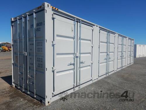40' HC Container, 8 No. Side Doors
