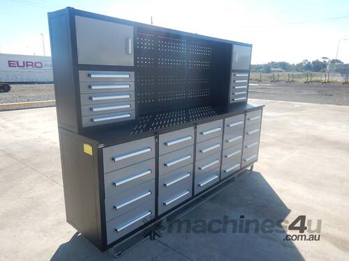 3.0m Work Bench/Tool Cabinet 30 Drawers
