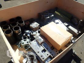 2 X CRATES COMPRISING OF ASSORTED FUNNELS, CLAMPS, GRIPS, BUSHINGS & PLATE COMPONENTS - picture0' - Click to enlarge