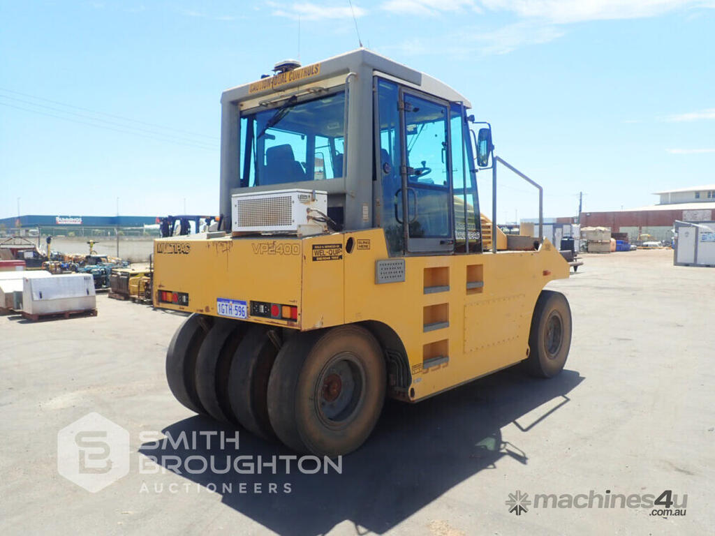 Used 2002 Multipac Vp2400 Multi Tyred Roller Multi Wheel Roller In