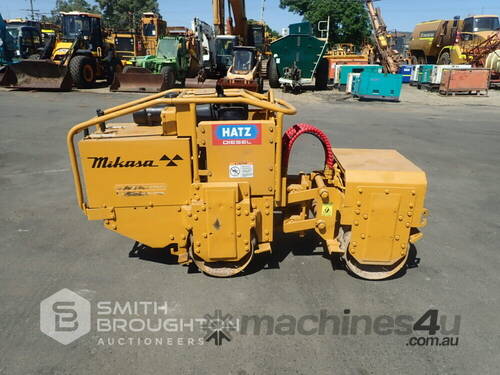 MIKASA DOUBLE DRUM PADFOOT TRENCH COMPACTOR