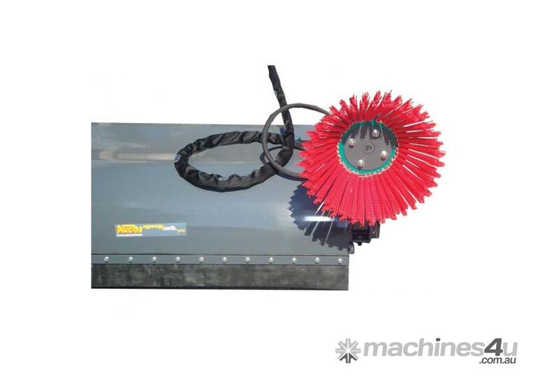 caption Norm Enclosed Broom - To Suit Mini Loaders, Skid Steers, Backhoes & Telehandler