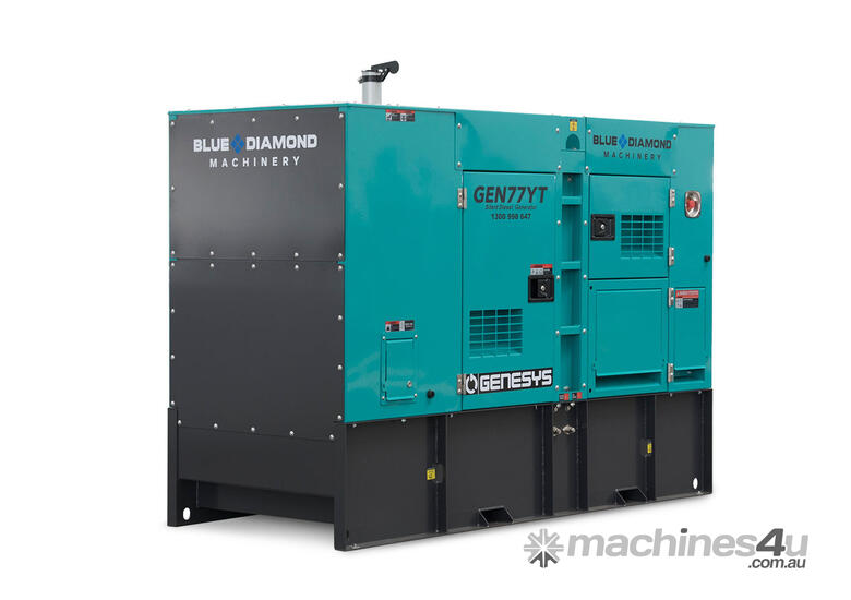 caption 77 KVA Diesel Generator 3 Phase 415V