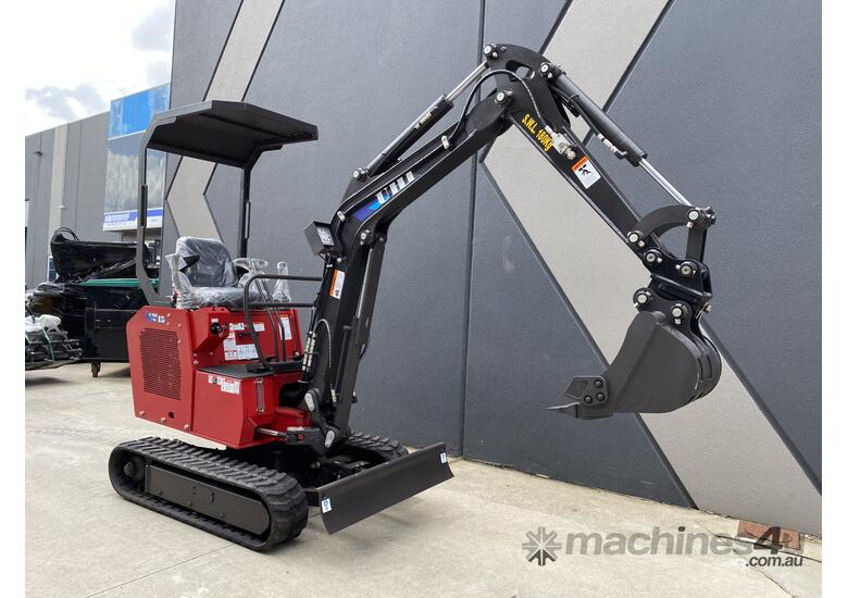 UHI 14hp Kubota Engine UME15P Mini  excavator with Joystick Control & Swing Boom