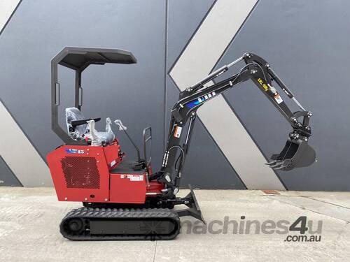 UHI 14hp Kubota Engine UME15P Mini  excavator with Joystick Control & Swing Boom