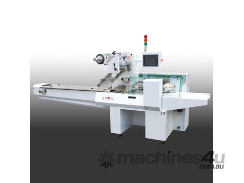 Flow Wrapper servo drive, 70-250/130-500mm Bag length, 470mm film width, 3 phase.  