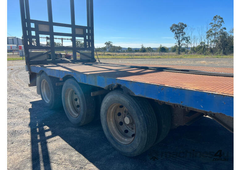 caption Freighter Semi Drop Deck Trailer