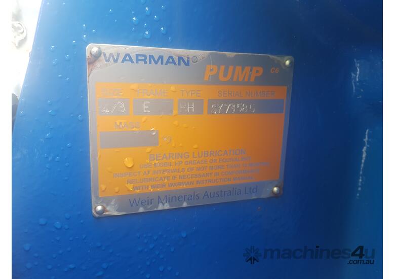 Warman 4/3 E HH pump