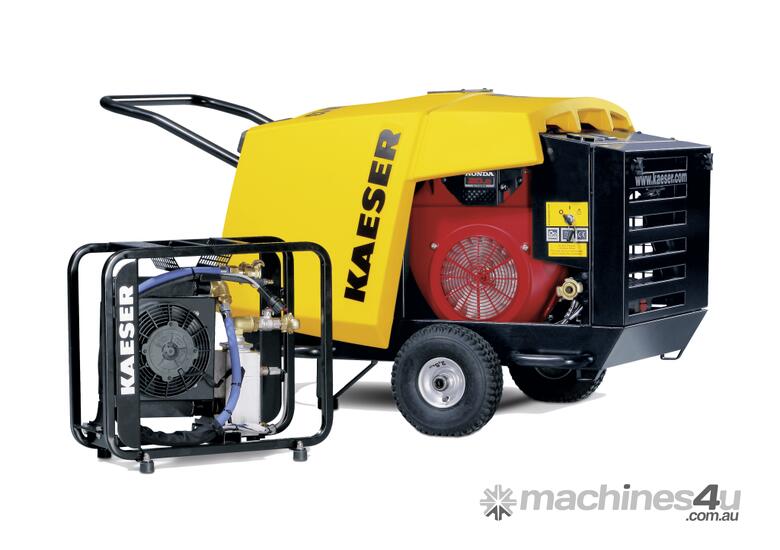 caption CVA Compressors - New Kaeser M13 Petrol Air Compressor - 45cfm