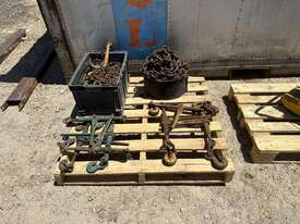 1 x Pallet of Assorted Chains and Load Binders - picture0' - Click to enlarge