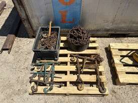 1 x Pallet of Assorted Chains and Load Binders - picture1' - Click to enlarge