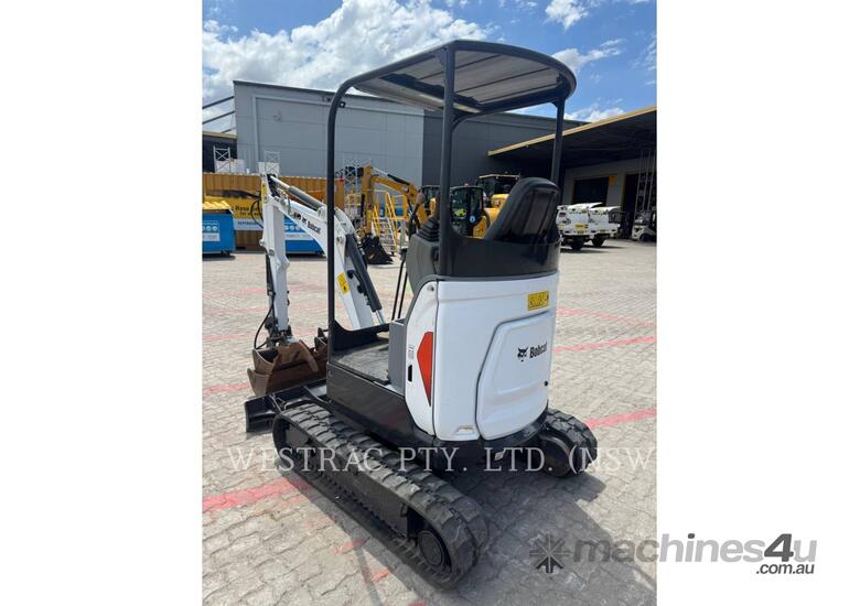 caption BOBCAT E20 Track Excavators