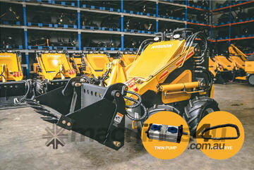 HY380 Mini Loader (Chain Drive + Twin Pump) Ready TO DELIVER
