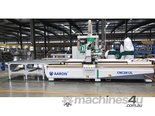 AARON 2860*1260mm Loading & Unloading 12 Linear tool changer nesting woodworking CNC Machine 2812L