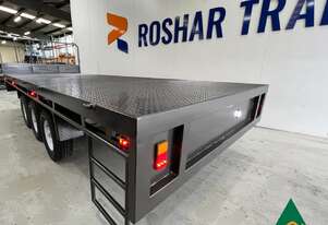 20X8 TRI-AXLE FLAT TOP TRAILER 4.5 TONNE