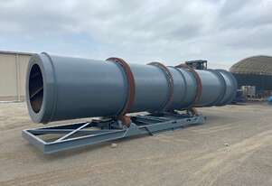 Rotary Dryer D005 1.8 m x 9.5 m , 15kw Drive , Full Blast Painted, Ready for Work !