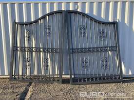 Wrought Iron Double Swing Gates  - picture0' - Click to enlarge