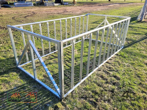 (8021) New Galv Sheep/Cattle Hay Feeder Rack (Euroa, VIC)