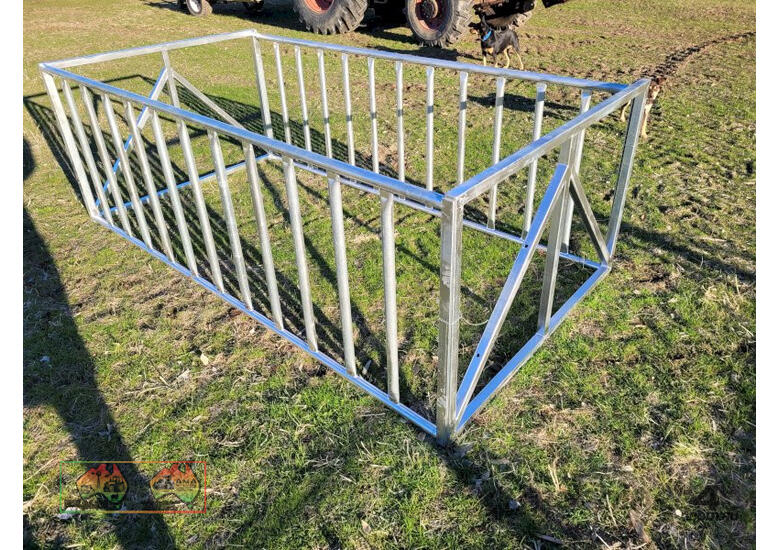 (8021) New Galv Sheep/Cattle Hay Feeder Rack (Euroa, VIC)
