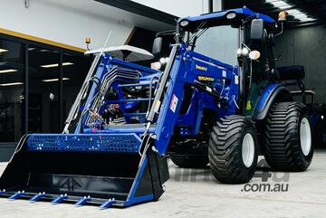 TRIDENT 75HP AC CABIN TRACTOR WITH INDUSTRIAL TYRES(3,820KG GROSS WEIGHT&950KG LIFTING CAPACITY TRIDENT 75HP AC CABIN TRACTOR WITH INDUSTRIAL TYRES(3,820KG GROSS WEIGHT&950KG LIFTING CAPACITY