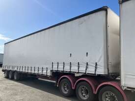 2004 Barker Heavy Duty Tri Axle 45ft Tri Axle Drop Deck Curtainsider B Trailer - picture0' - Click to enlarge