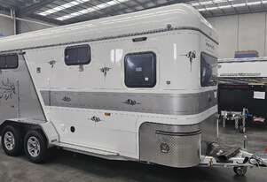 TrailTrekker 2 HORSE ANGLE LOAD FLOAT with living area 2HAL- C5181