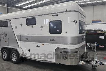 TrailTrekker 2 HORSE ANGLE LOAD FLOAT with living area 2HAL- C5181