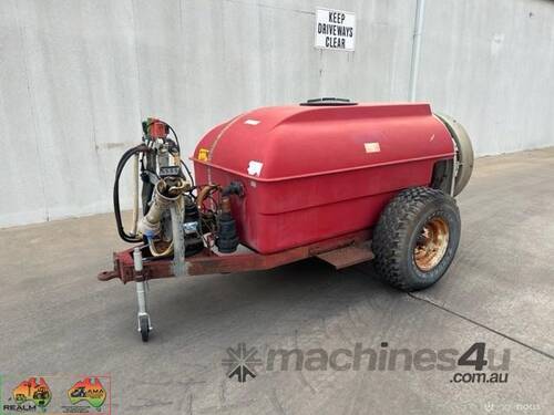 (1315) 1500 lt silvan air blast sprayer  Electric controls (Griffith, )