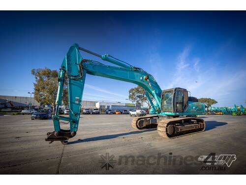 caption KOBELCO SK500LC-9 EXCAVATOR