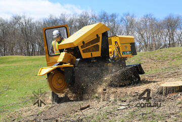 Vermeer SC48TX Stump Cutter: 48-Hp Diesel Engine for Maximum Efficiency!