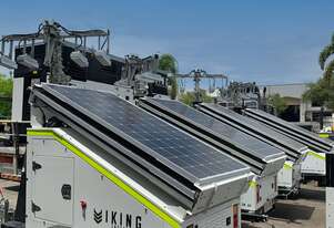 Solar Lighting Tower with Trailer Base in WA - Viking Industrial