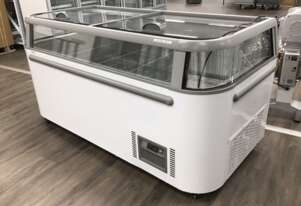 Thermaster Supermarket Island Freezer with Glass Sliding Lids ZCD-E185G