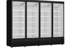 Thermaster Four Door Supermarket Fridge Black LG-2200BGBM