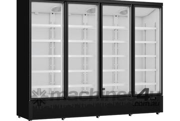 Thermaster Four Door Supermarket Fridge Black LG-2200BGBM