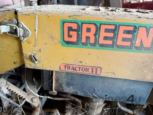 caption Greenfield Tractor 11 Ride On Mower