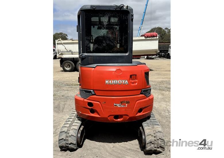 caption KUBOTA U35-3 SUPER SERIES 2 EXCAVATOR