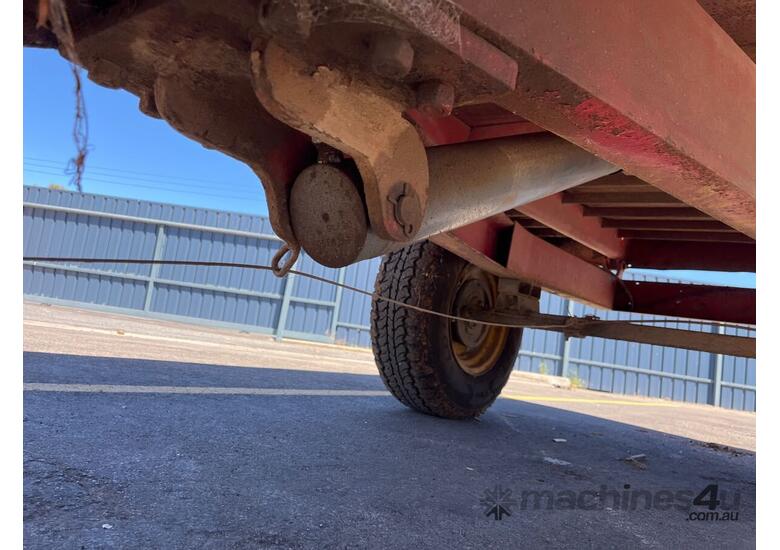 caption Tandem Field Service Trailer Custom Made Single Axle Tipping Box Trailer