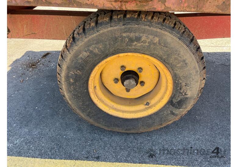 caption Tandem Field Service Trailer Custom Made Single Axle Tipping Box Trailer