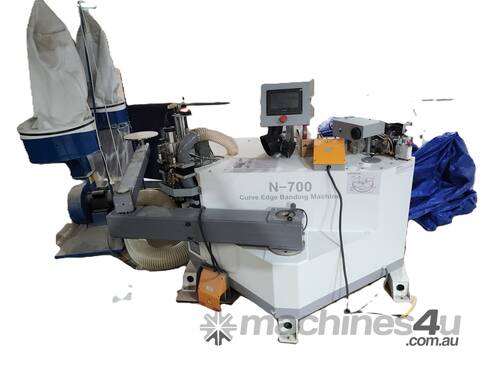caption N-700 Woodworking Portable PVC Wood Manual Curved Straight Line Edge Banding Machine
