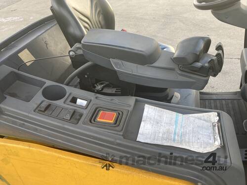 caption 2012 Jungheinrich EFG218 Forklift (Electric)