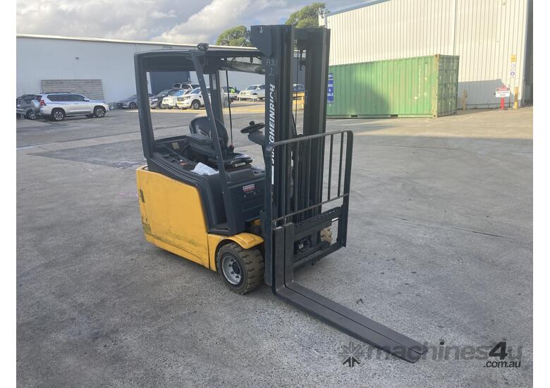 caption 2012 Jungheinrich EFG218 Forklift (Electric)